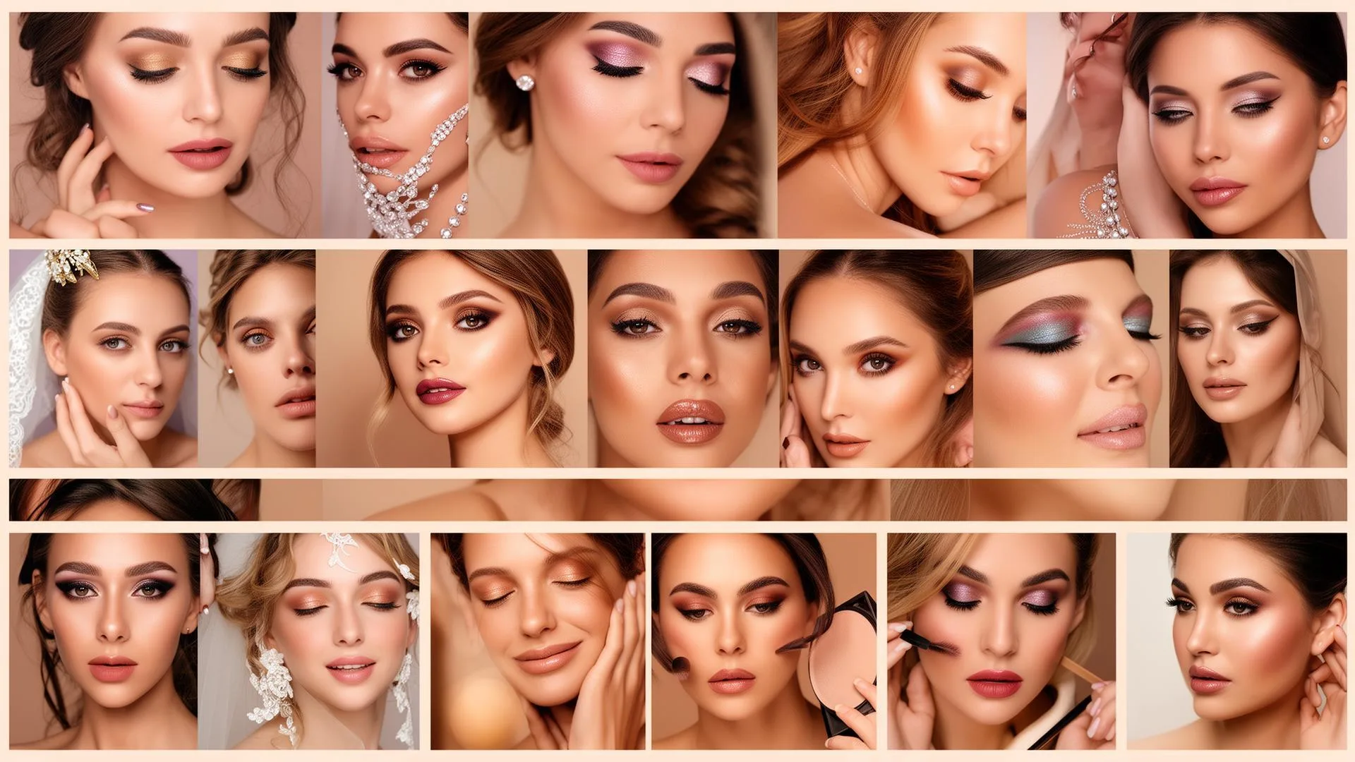 Makeup portfolio, event looks