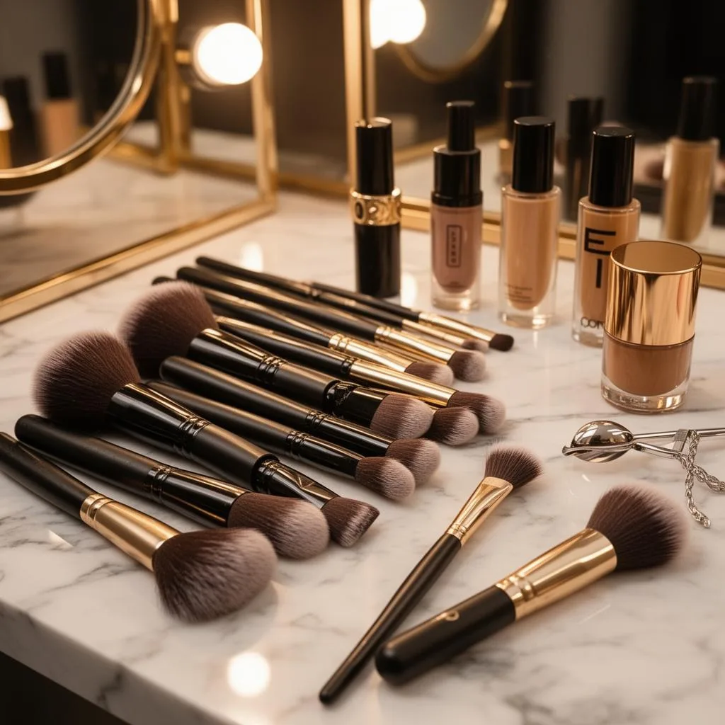 Formal event makeup look